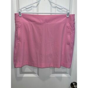 Member's Mark Pink Stretch Skort Womens XL Athletic Golf Tennis Skirt Pockets
